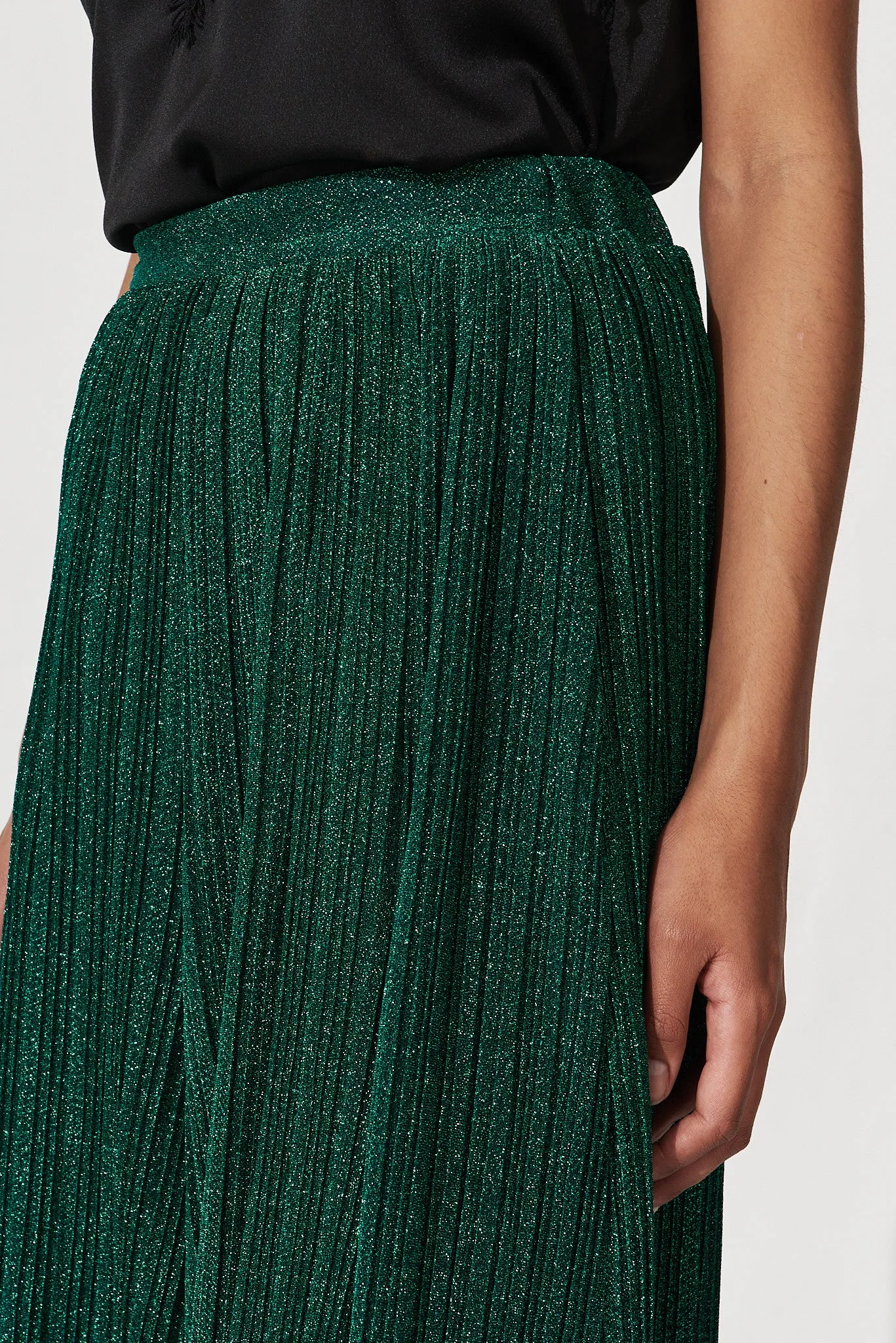 Sugary Pant In Emerald Lurex sold by St Frock product image thumbnail 5