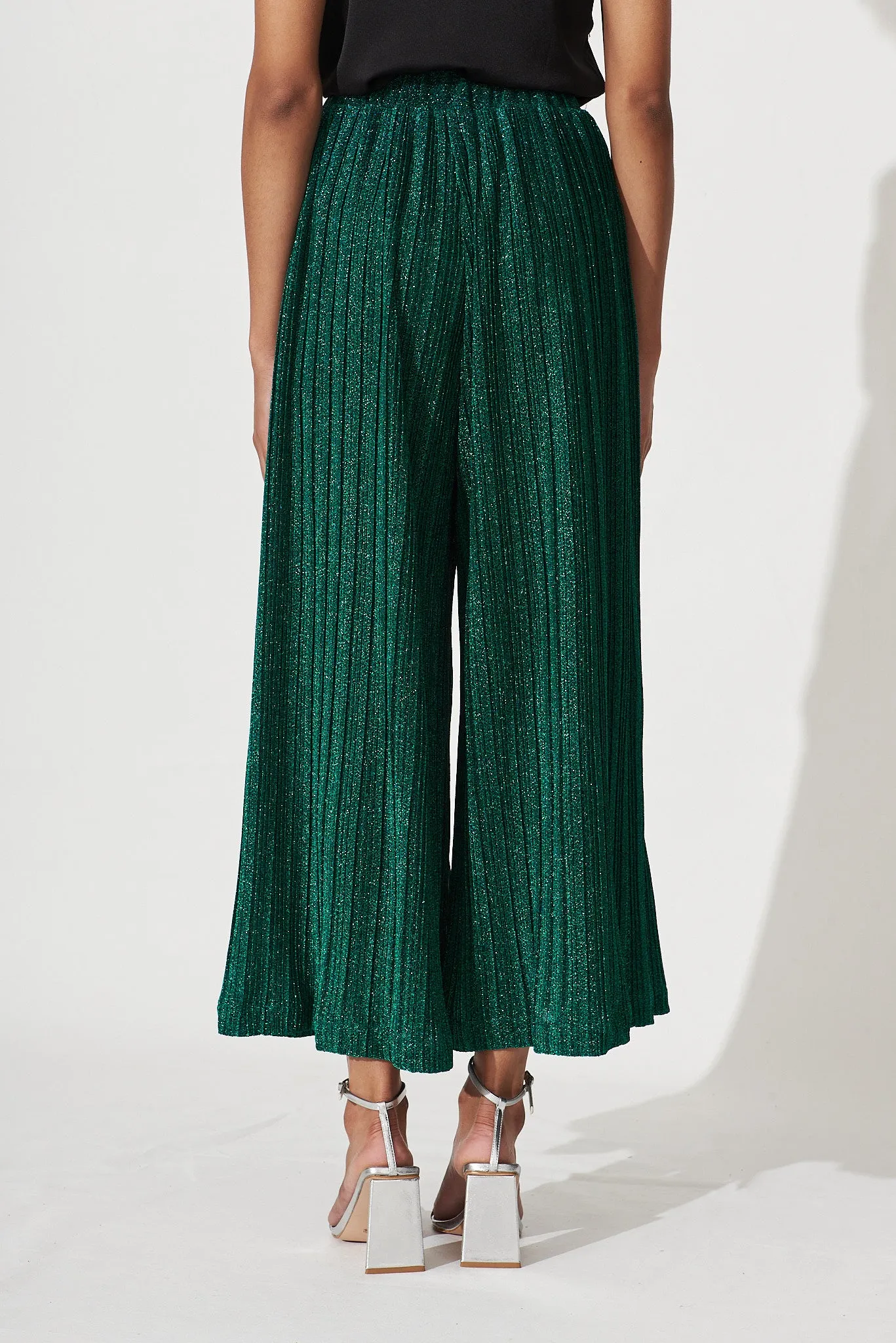 Sugary Pant In Emerald Lurex sold by St Frock product image thumbnail 4