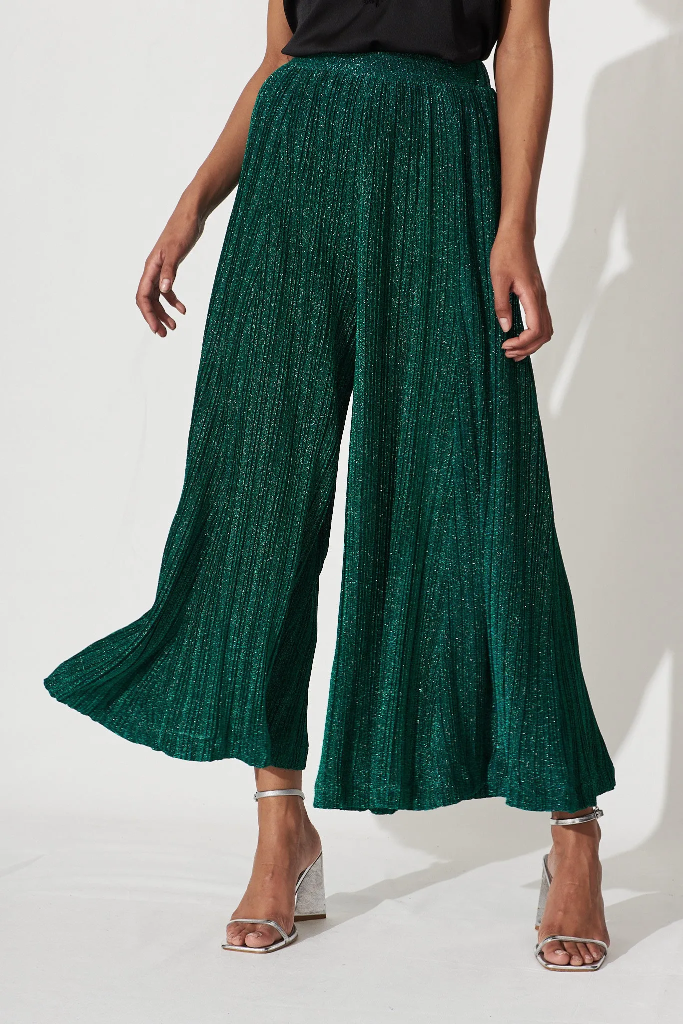 Sugary Pant In Emerald Lurex sold by St Frock product image thumbnail 2