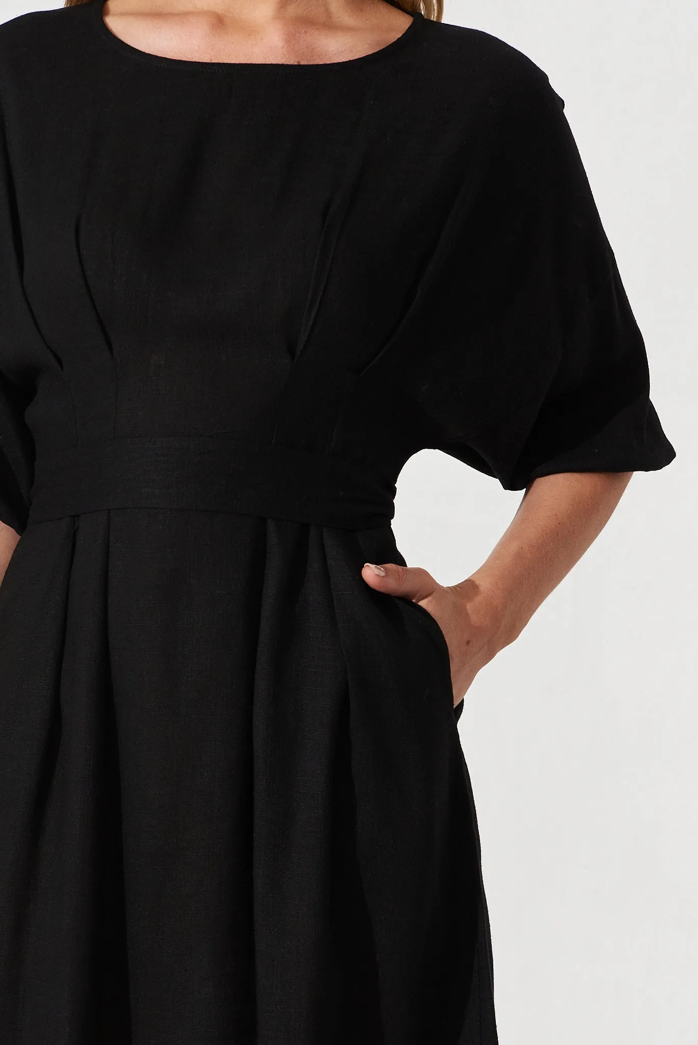 Fifi Dress In Black sold by St Frock product image thumbnail 5