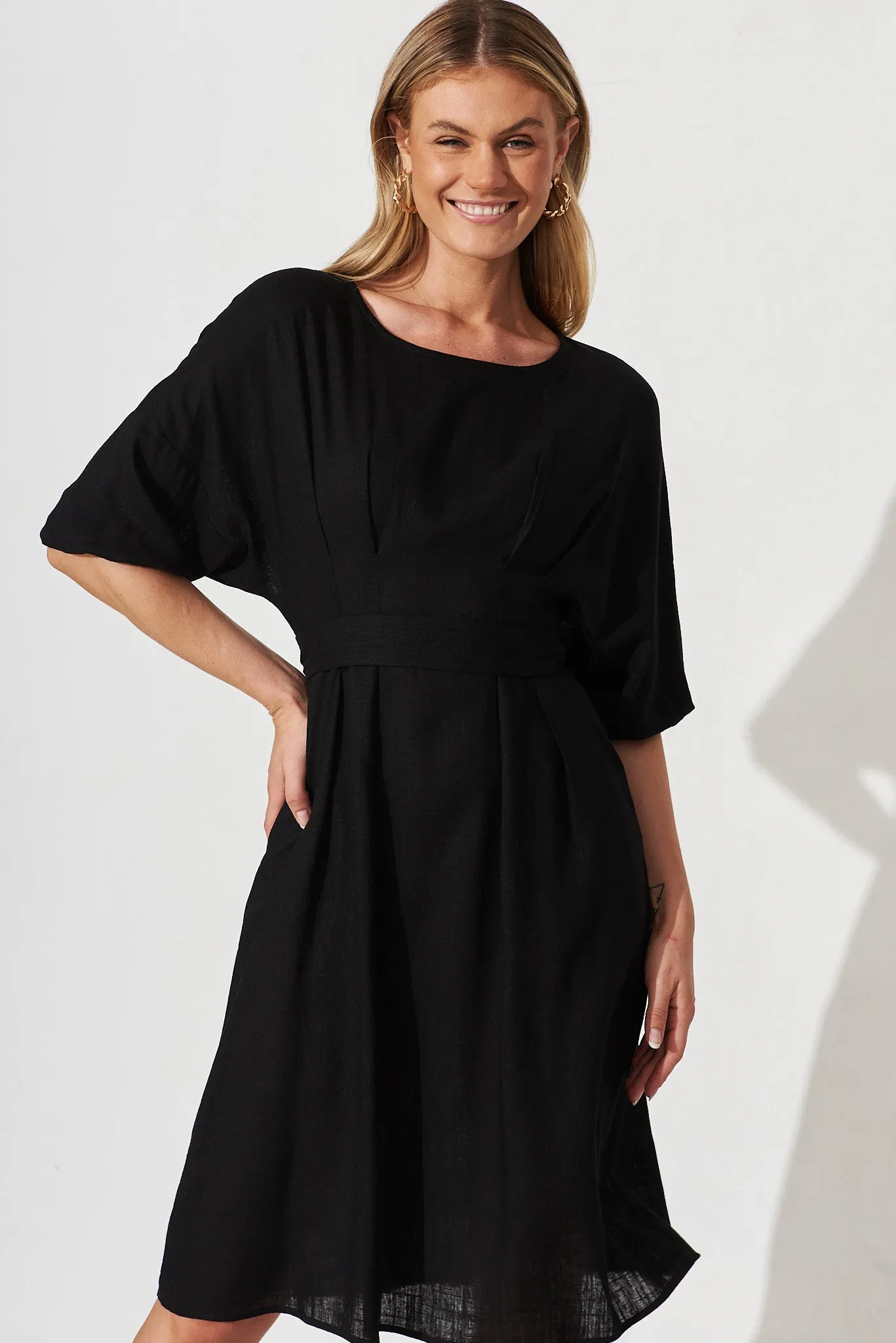 Fifi Dress In Black sold by St Frock product image thumbnail 2