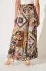 Mariah Pant In Black Multi Patchwork sold by St Frock