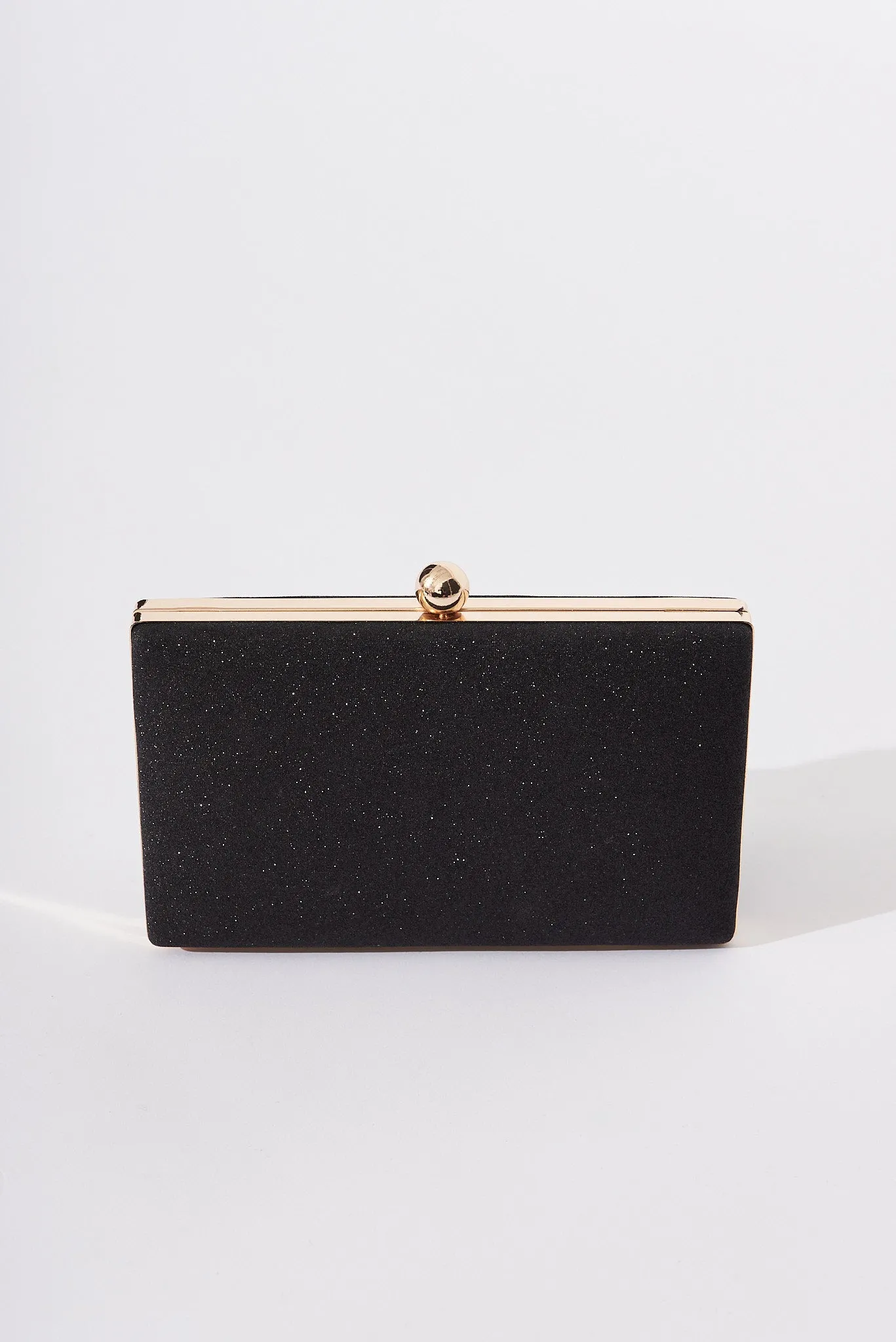 August + Delilah Dianne Clutch Bag In Black Glitter sold by St Frock product image thumbnail 2
