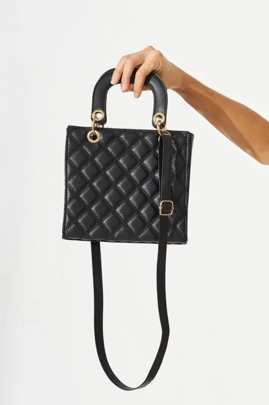 August + Delilah Nola Tote Bag In Black sold by St Frock