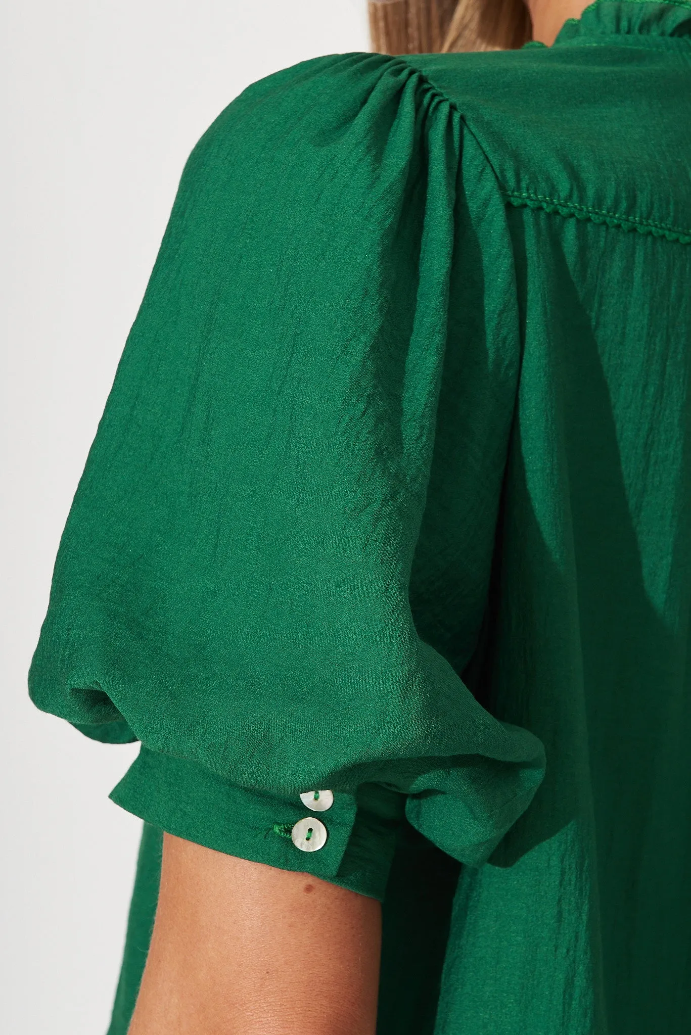 Jupiter Shirt In Green sold by St Frock product image thumbnail 5