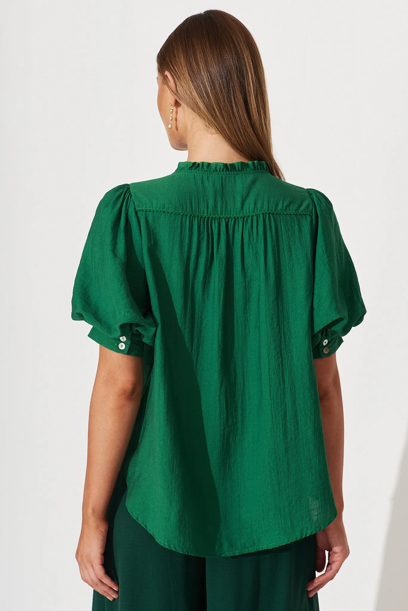 Jupiter Shirt In Green sold by St Frock product image thumbnail 3