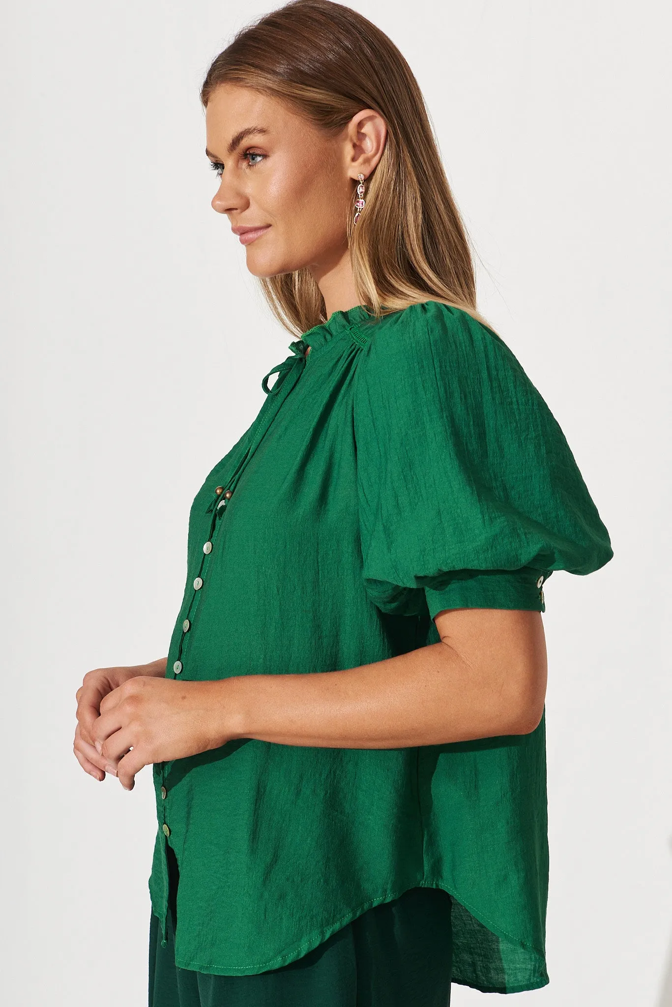 Jupiter Shirt In Green sold by St Frock product image thumbnail 2