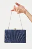 Amina Clutch Bag In Navy sold by St Frock