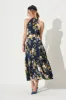 Amina Clutch Bag In Navy sold by St Frock
