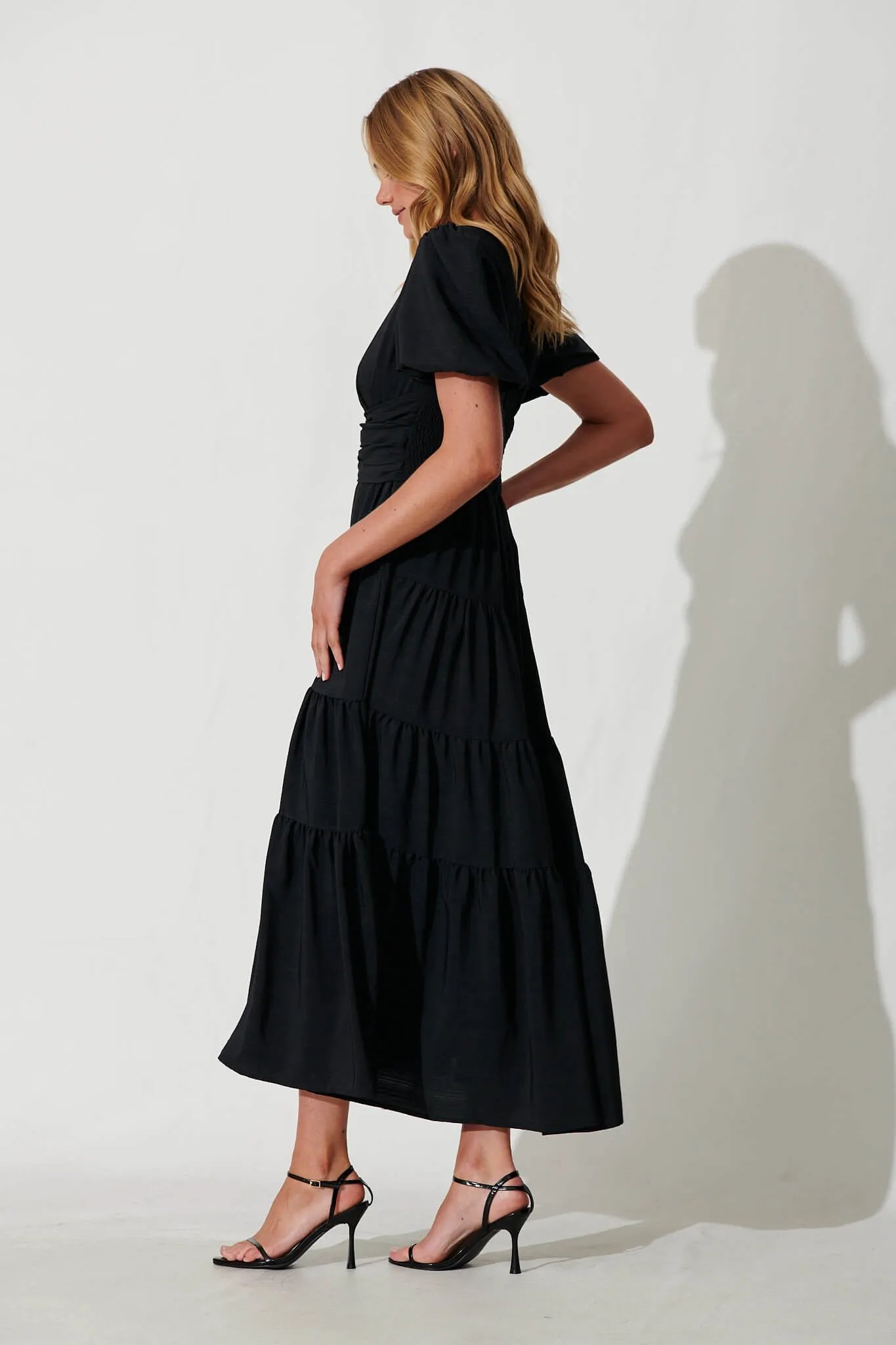 Truelove Maxi Dress In Black sold by St Frock product image thumbnail 3
