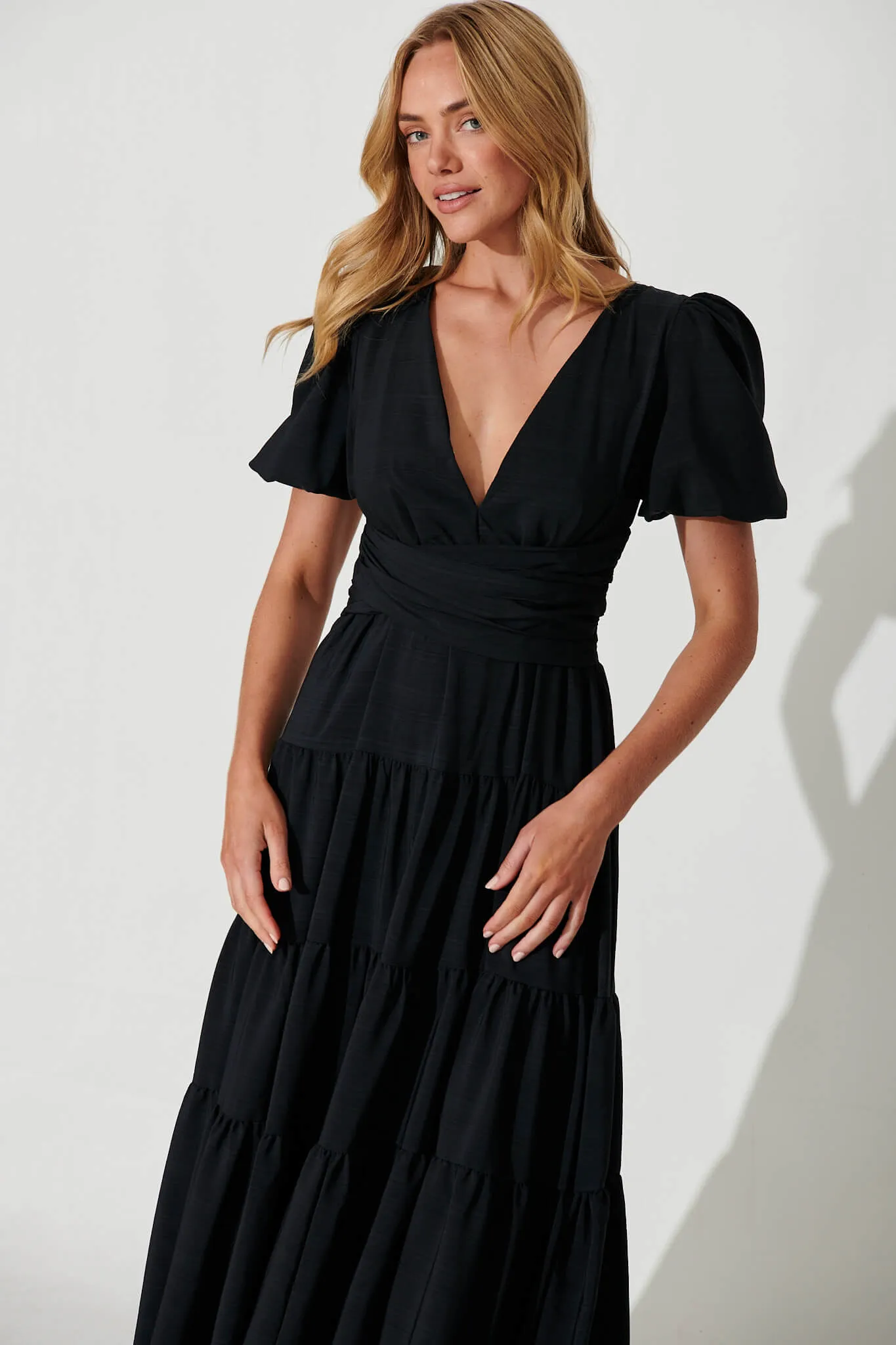 Truelove Maxi Dress In Black sold by St Frock product image thumbnail 2