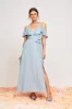 Marit Maxi Dress In Sky Blue sold by St Frock