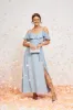 Marit Maxi Dress In Sky Blue sold by St Frock