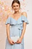 Marit Maxi Dress In Sky Blue sold by St Frock
