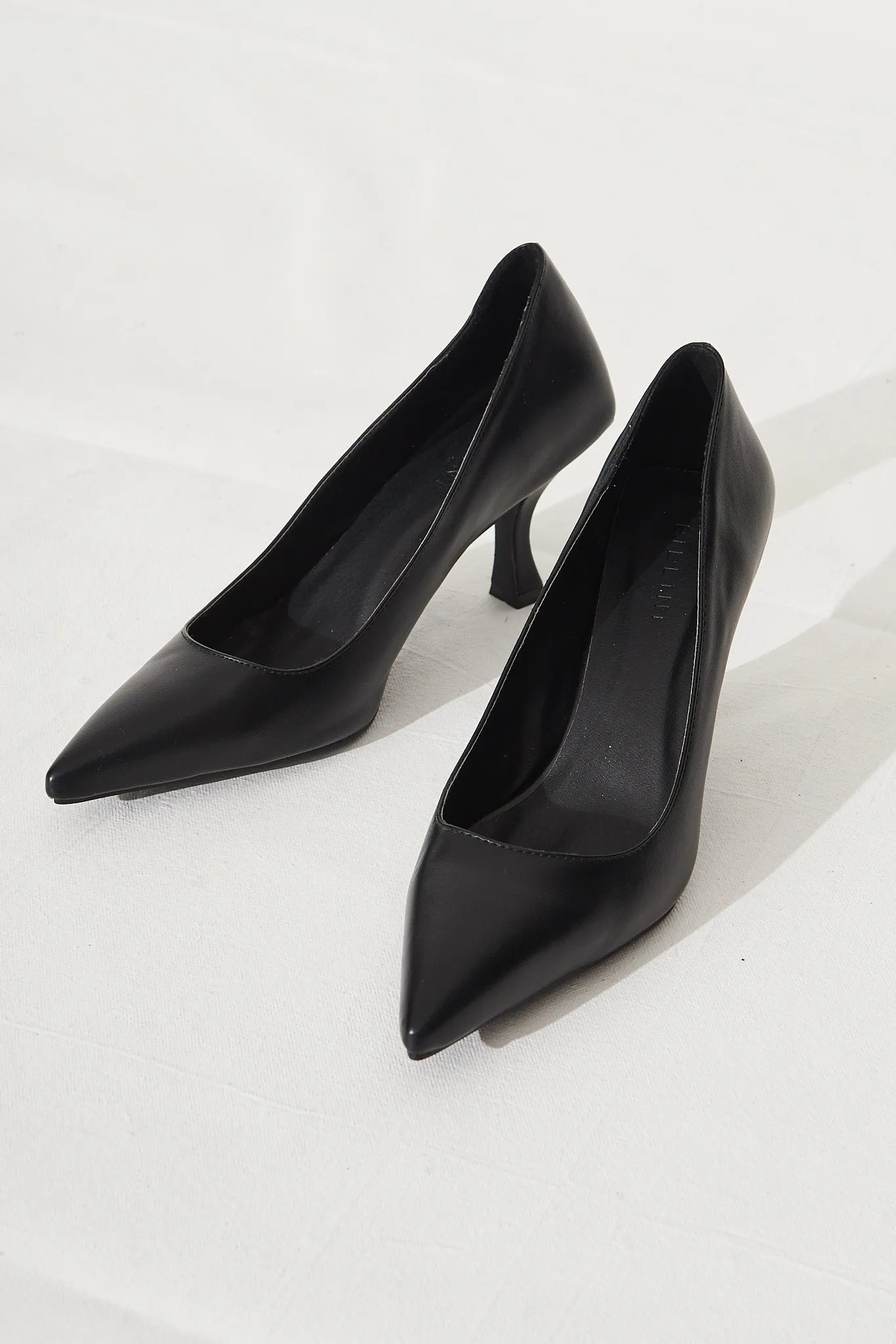 Billini Yvan Heel In Black sold by St Frock