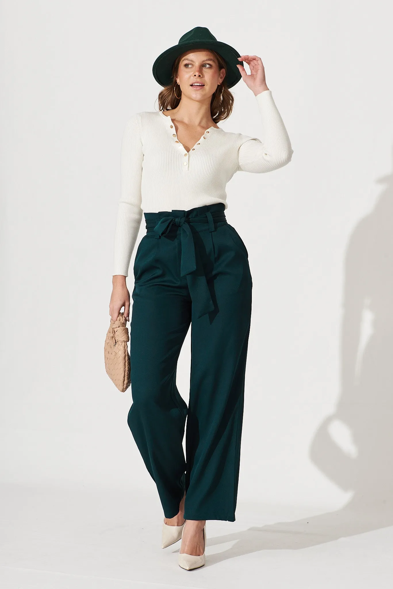 Altered State Pant In Emerald sold by St Frock