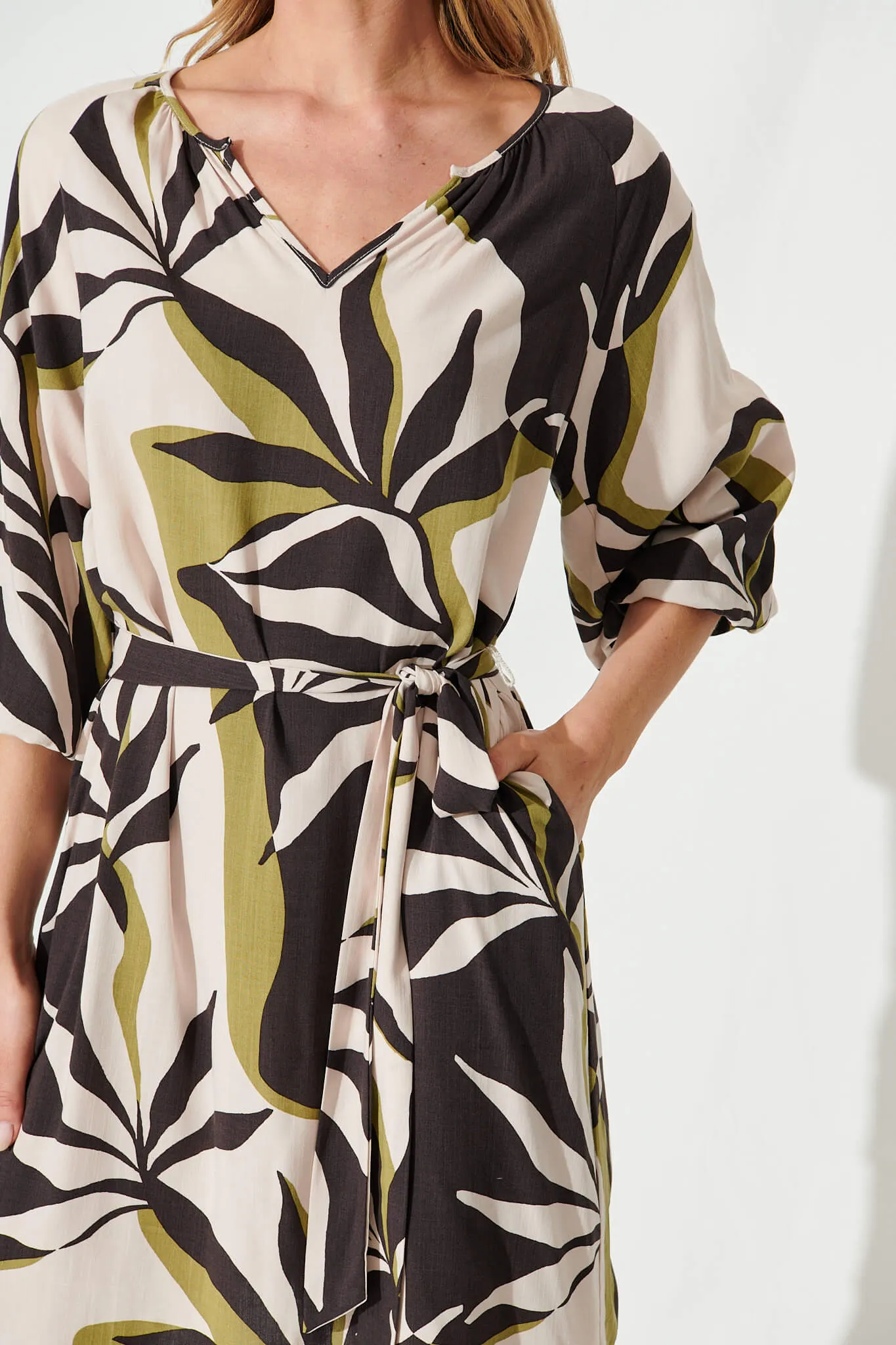 Maisie Smock Dress In Multi Print sold by St Frock product image thumbnail 5