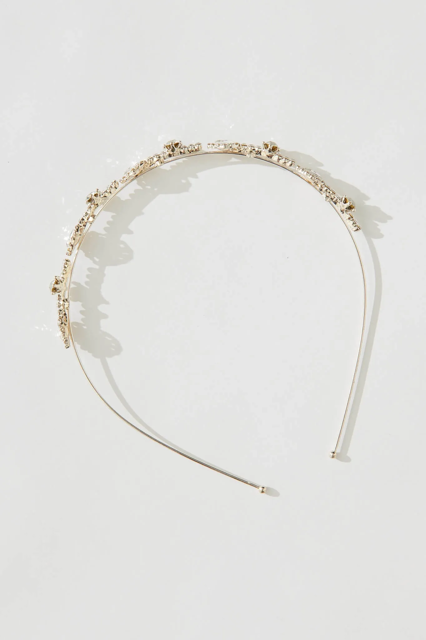 Diana Headband In Gold Diamante sold by St Frock product image thumbnail 2