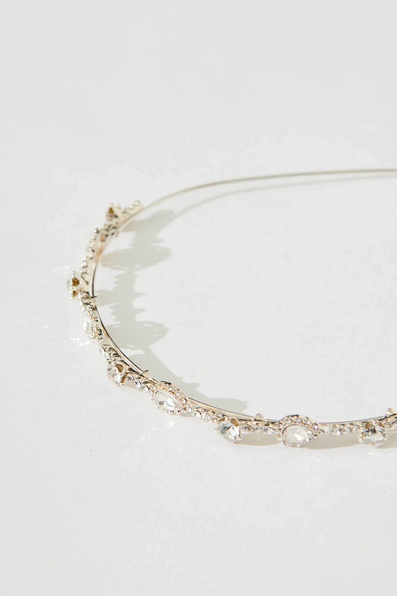 Diana Headband In Gold Diamante sold by St Frock product image thumbnail 3