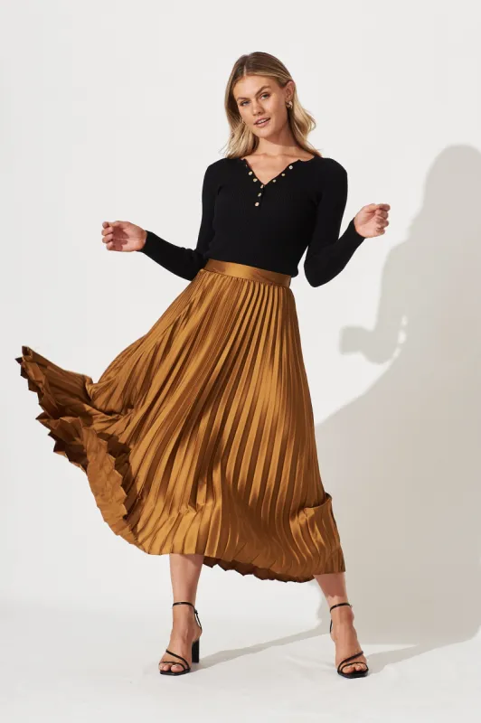 Dover Heights Knit In Black made by St Frock