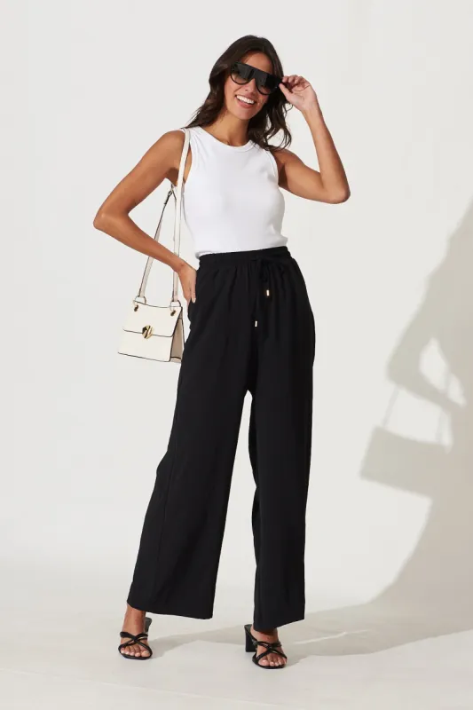 Romina Pant In Black sold by St Frock