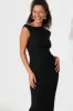 Belladonna Maxi Dress In Black sold by St Frock