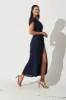 Emery Maxi Dress In Navy sold by St Frock