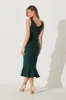 Essence Midi Dress In Emerald sold by St Frock