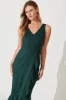 Essence Midi Dress In Emerald sold by St Frock