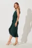 Essence Midi Dress In Emerald sold by St Frock