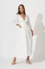 Tiana Maxi Dress In White Broderie sold by St Frock