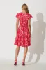 Grazie Dress In Bright Pink Floral sold by St Frock