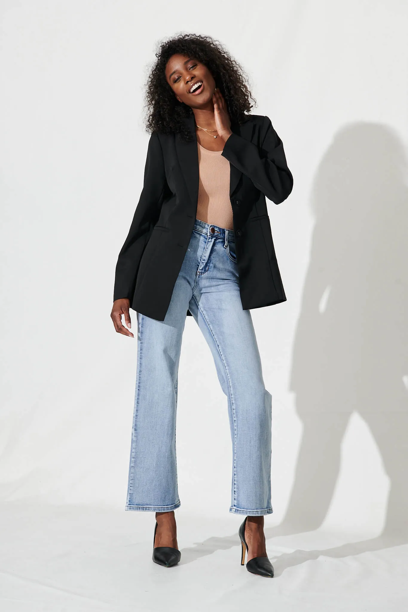 Jelena Blazer In Black sold by St Frock product image thumbnail 5