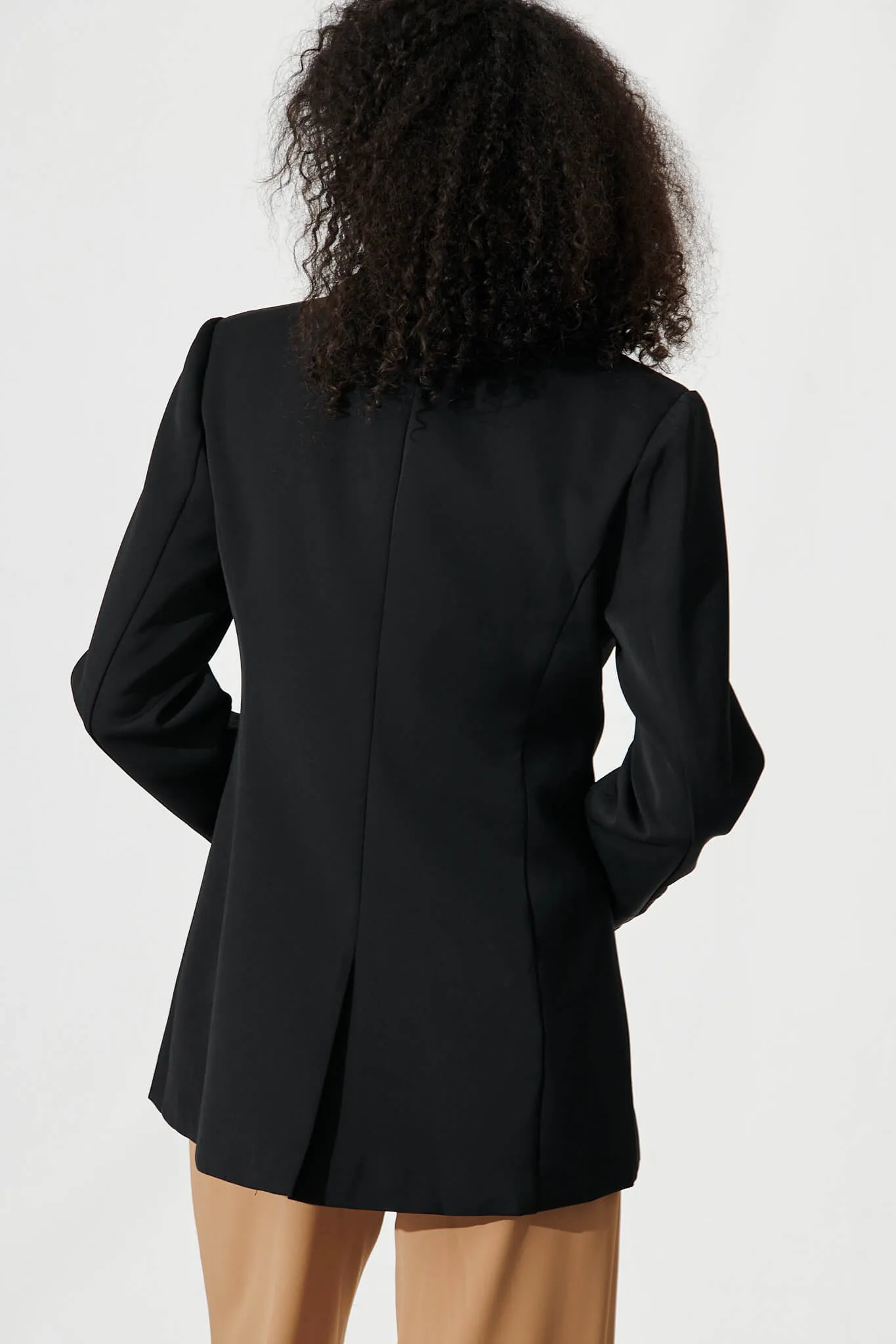 Jelena Blazer In Black sold by St Frock product image thumbnail 3