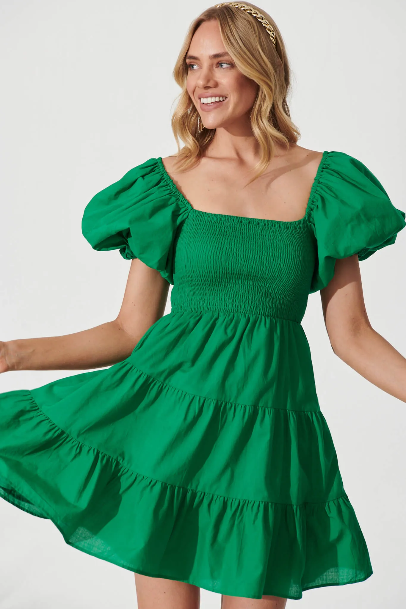 Kai Dress In Green sold by St Frock product image thumbnail 2