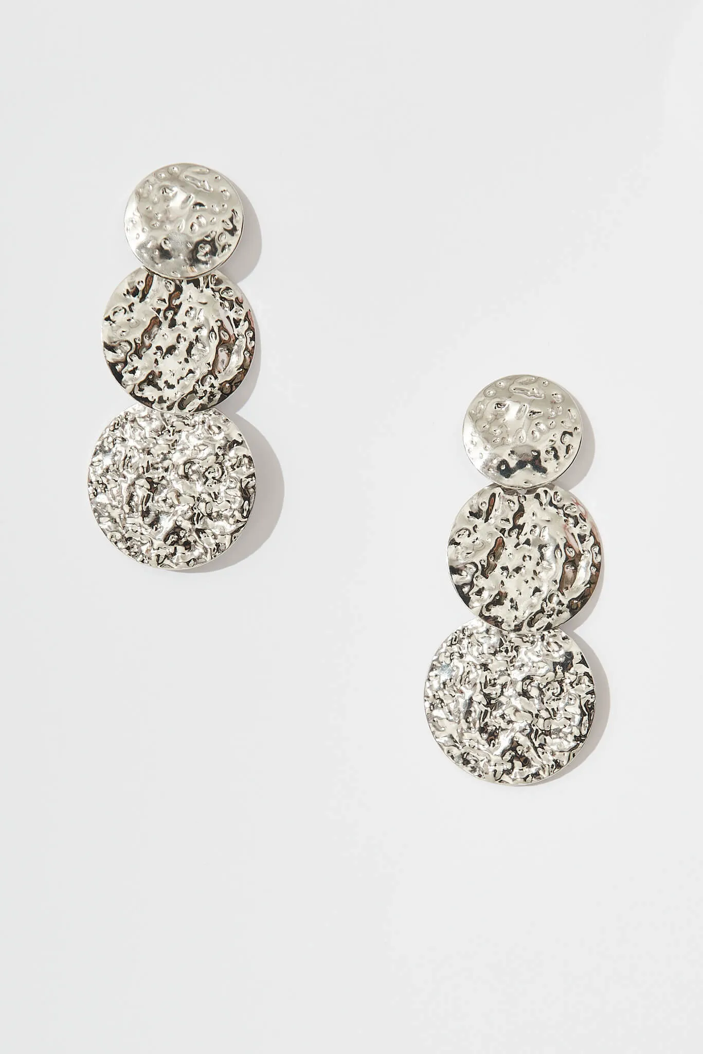 Petrina Drop Earrings In Silver sold by St Frock