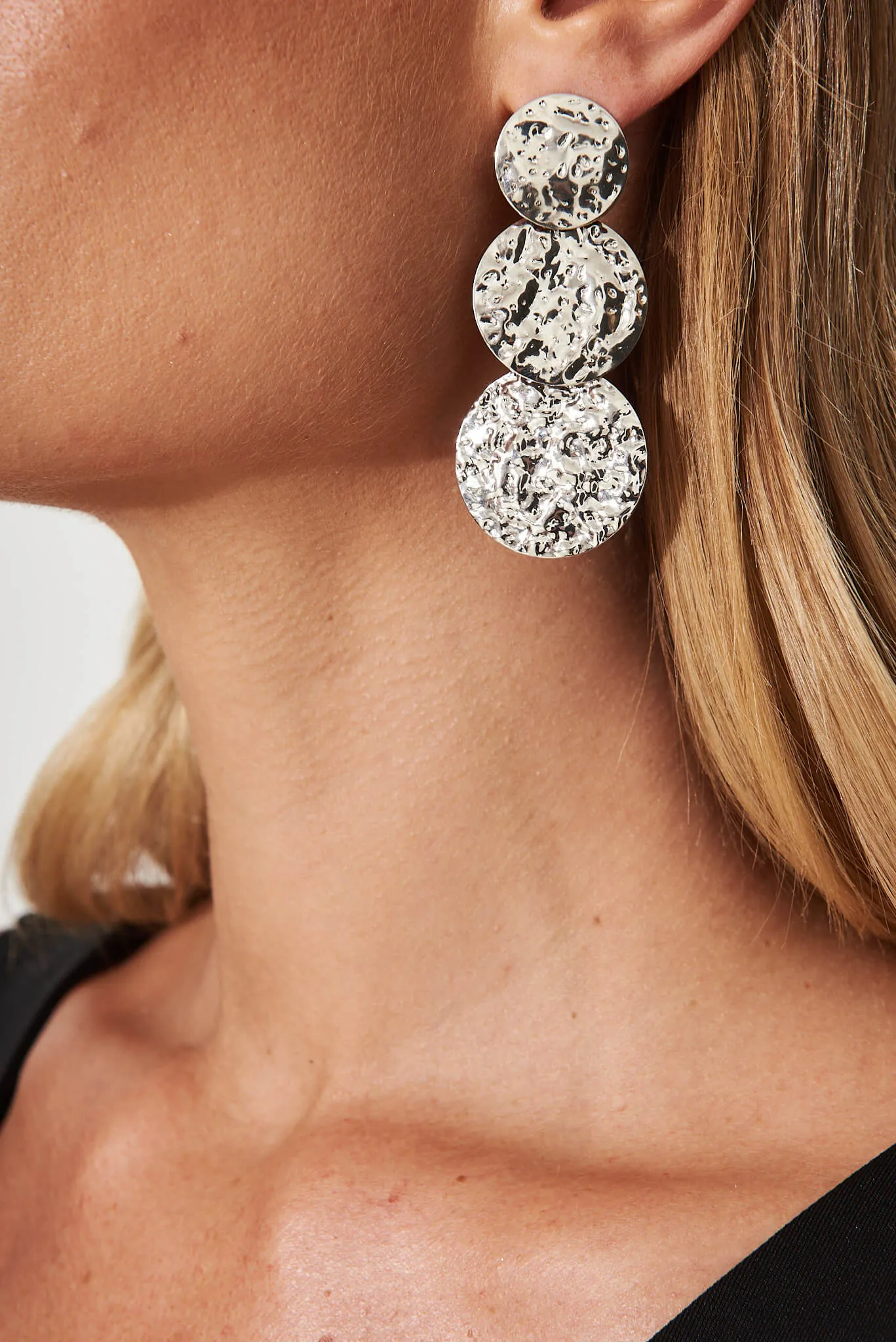 Petrina Drop Earrings In Silver sold by St Frock product image thumbnail 2