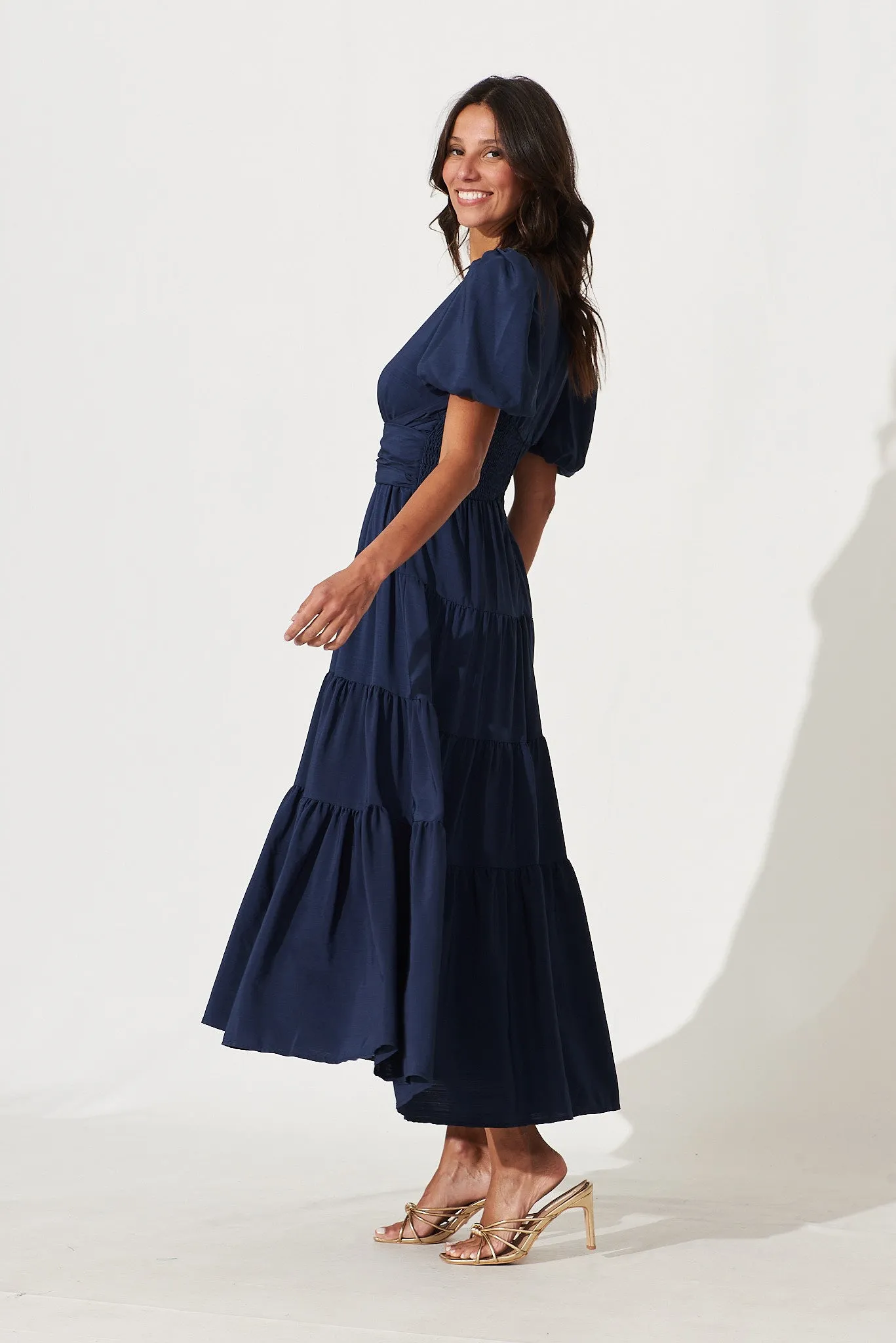 Truelove Maxi Dress In Navy sold by St Frock product image thumbnail 3