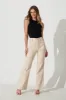 Nita High Rise Wide Leg Jean In Beige Denim sold by St Frock
