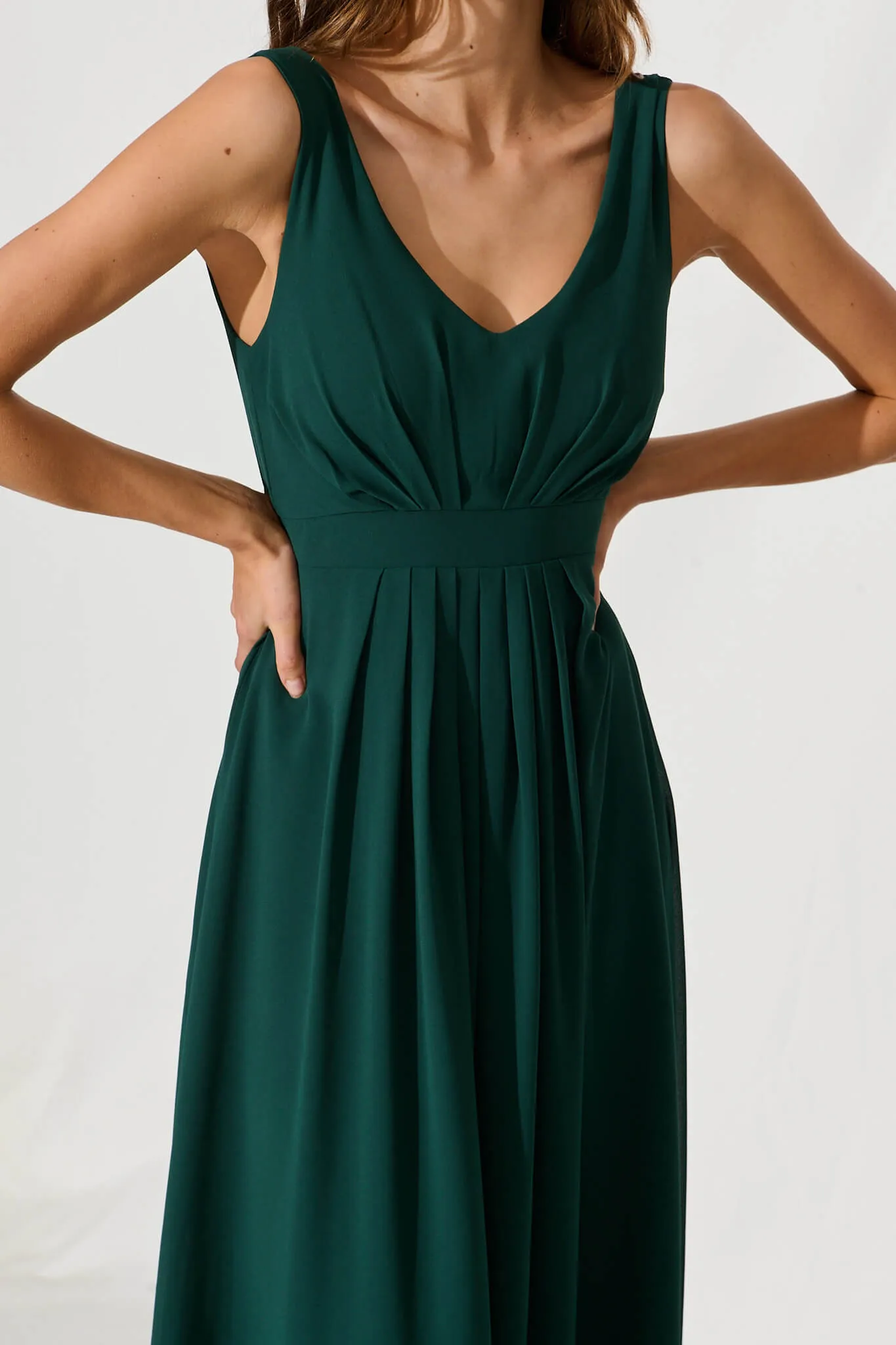 Wonderful Maxi Dress In Emerald sold by St Frock product image thumbnail 4