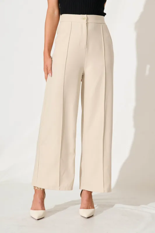 Mantra Pant In Beige sold by St Frock