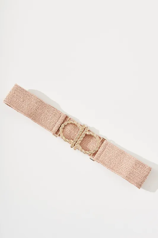 Cheryl Belt In Blush Stretch sold by St Frock