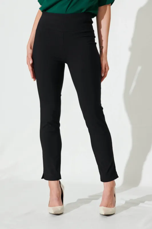 Hailey Pant In Black sold by St Frock