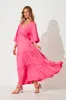 Effortless Maxi Dress In Hot Pink sold by St Frock