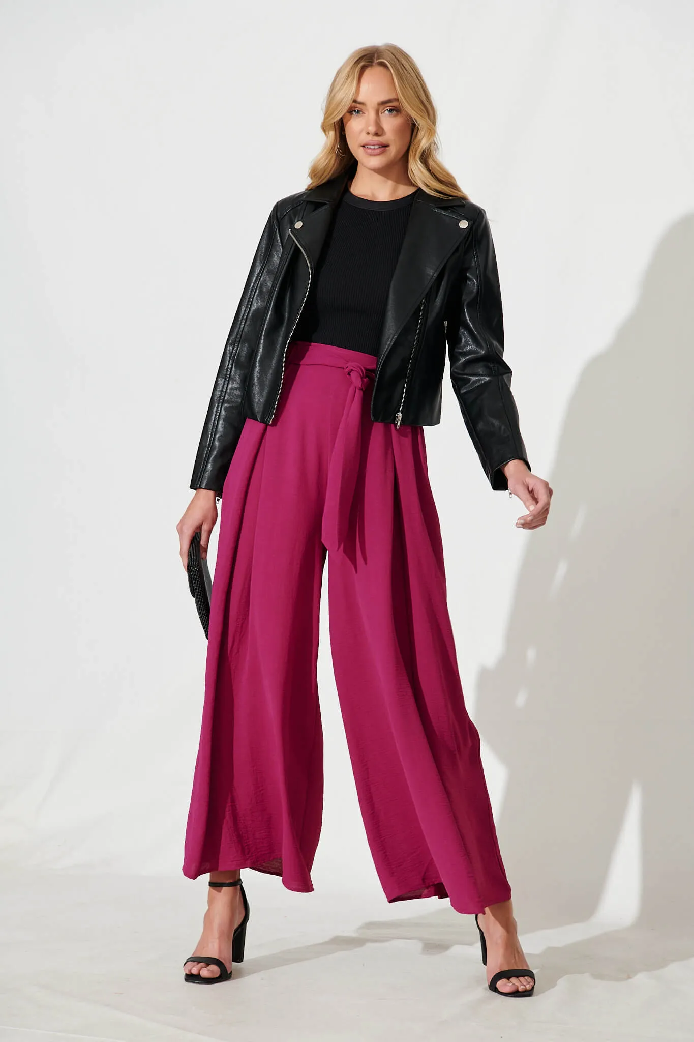 Page Pants In Berry sold by St Frock product image thumbnail 2