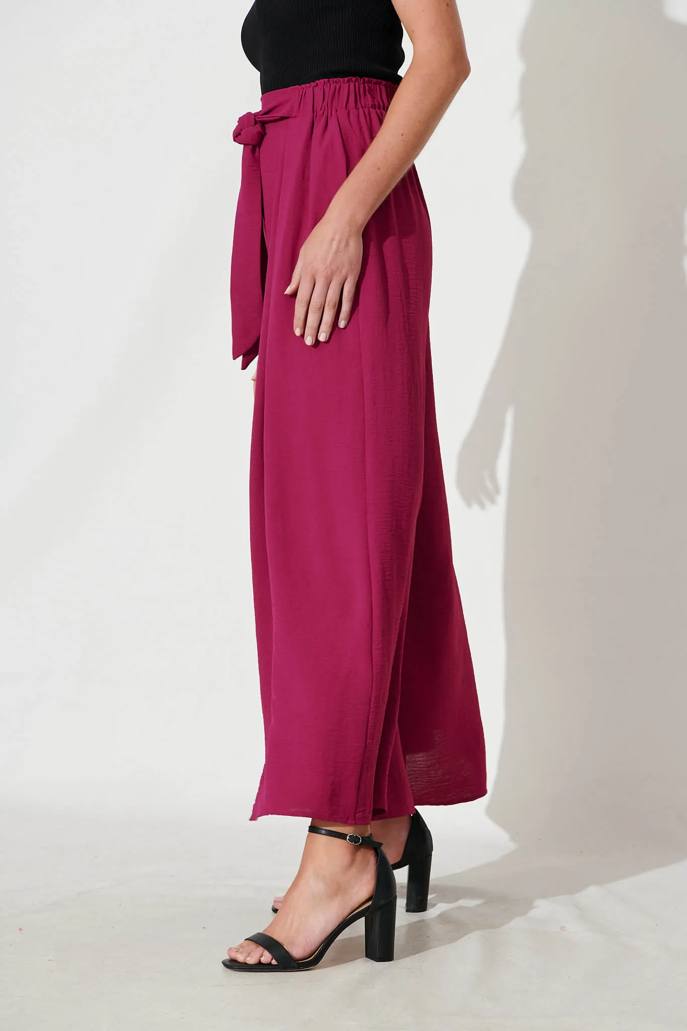 Page Pants In Berry sold by St Frock product image thumbnail 3