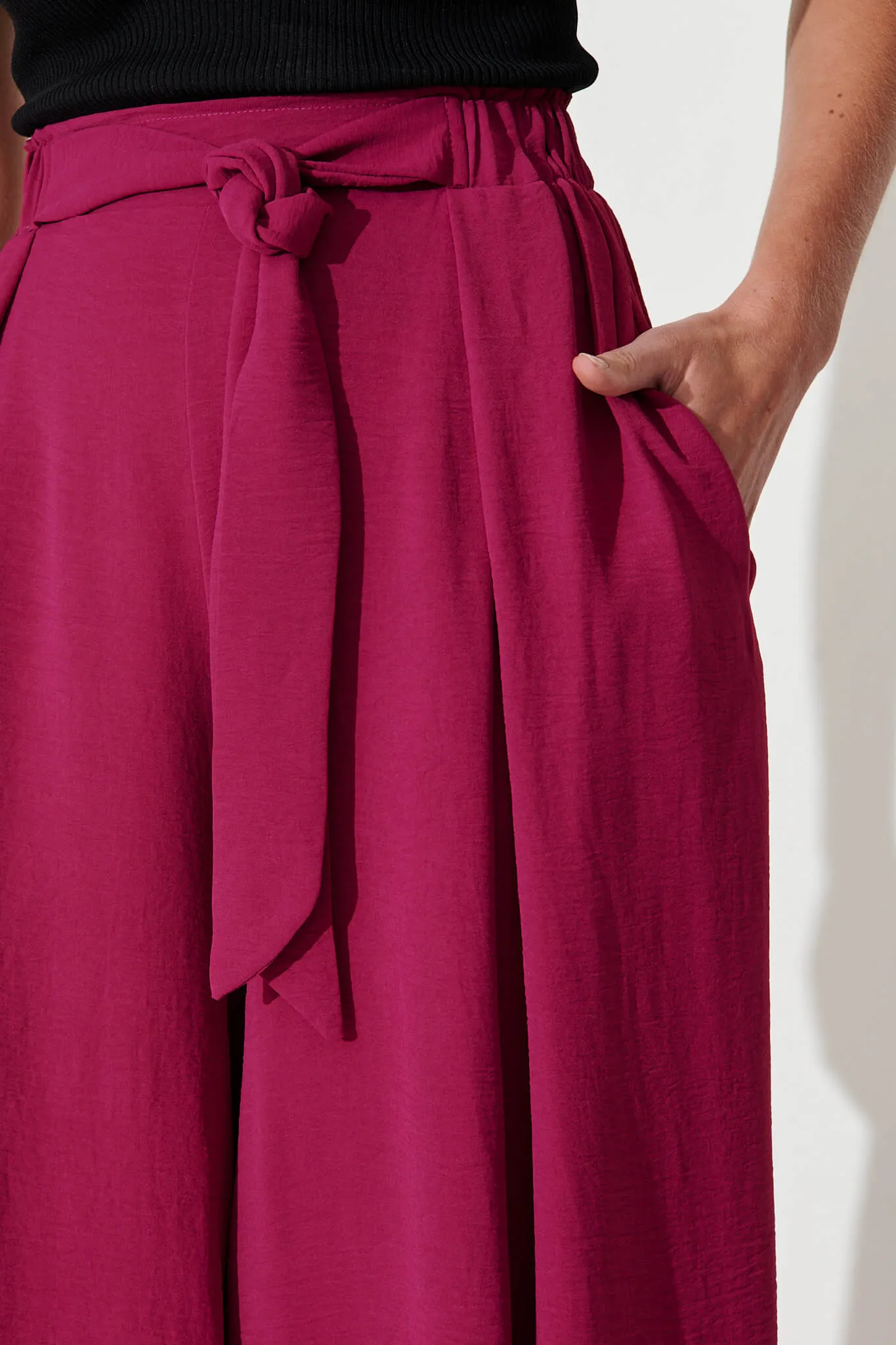 Page Pants In Berry sold by St Frock product image thumbnail 5