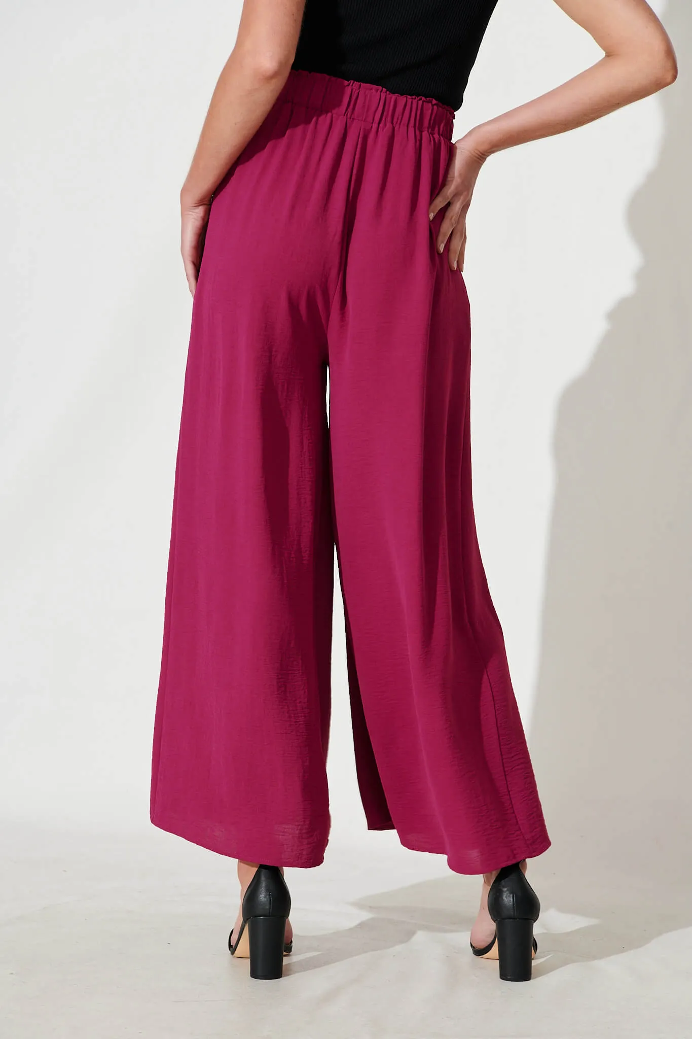 Page Pants In Berry sold by St Frock product image thumbnail 4