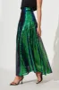 Exquisite Maxi Skirt In Green Sequin sold by St Frock
