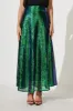 Exquisite Maxi Skirt In Green Sequin sold by St Frock